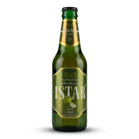 Enhanced Istak Apple Non Alcoholic Malt Beverage 320ml front label