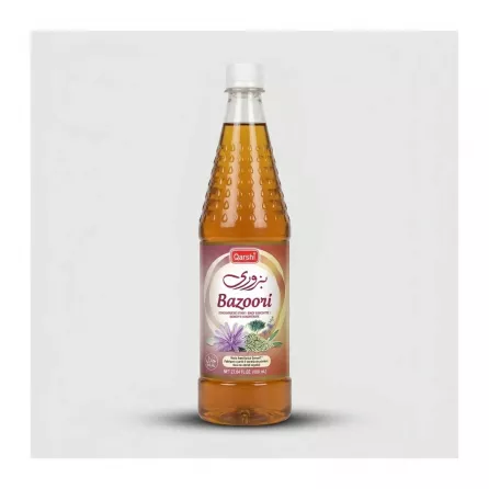 Enhanced Front view of Qarshi Bazoori Concentrated Herbal Syrup 800ml bottle