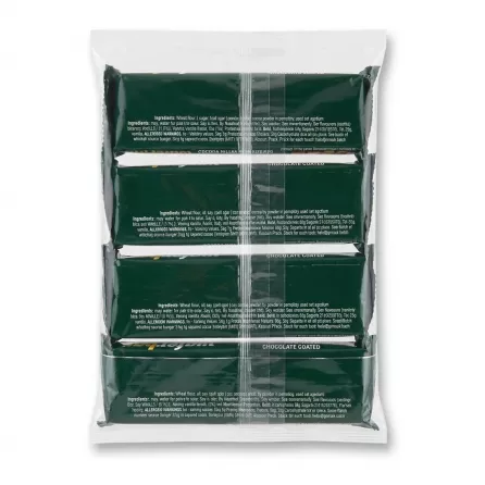 Enhanced Back view of Sultanm Chocolate Coated Wafer Hazelnut & Cocoa packs showing ingredient information
