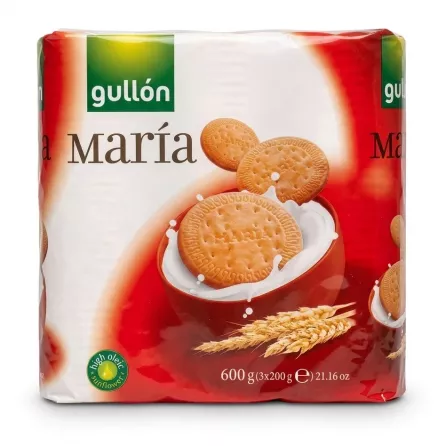Enhanced Front of Gullón María Biscuits 600g packet