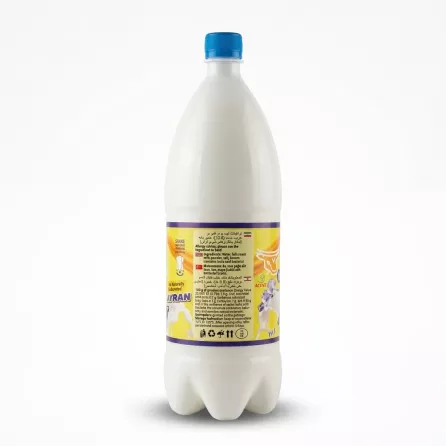 Enhanced Back label with ingredients of Yekta Yoghurt Drink Ayran 1.5L