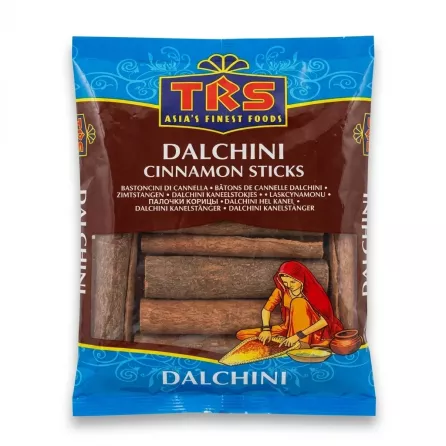 Enhanced Front of TRS Dalchini Cinnamon Sticks packet
