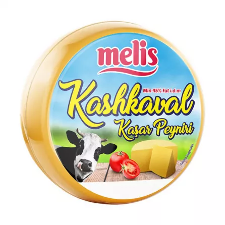 Melis Kashkaval Cheese 400g is a delicious, semi-hard cheese perfect for snacking and cooking. Available at halalo.co.uk and Halalo.