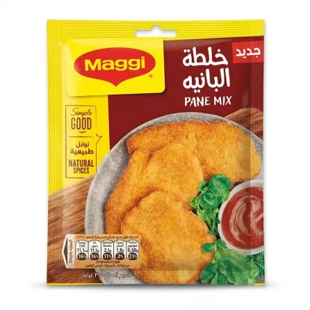 Front of Maggi Pane Mix Natural Spices packaging