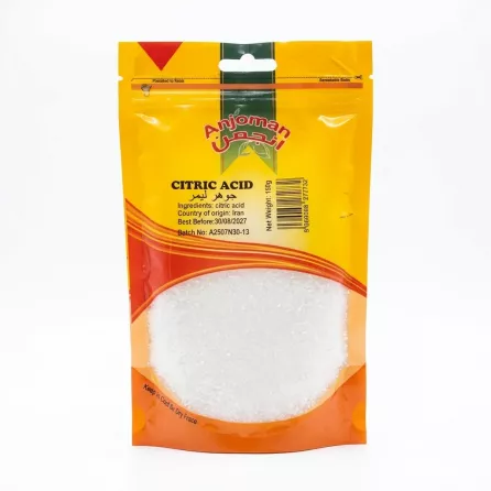 Anjoman Citric Acid 150g front packaging with visible price label