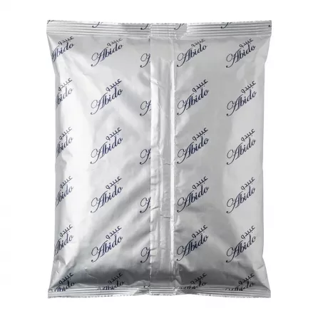 Rear of Abido Red Taouk Spices 500g pack with branded silver packaging
