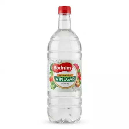 Front of Bodrum Distilled White Vinegar 1L bottle