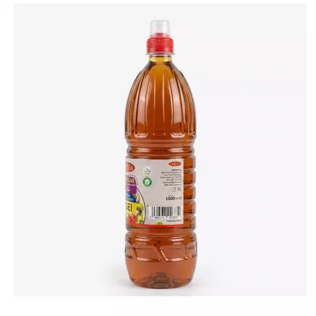Larissa Grape Vinegar 1000ml bottle showing side and back label