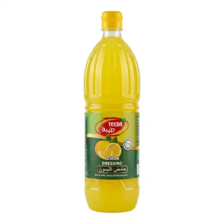 Teeba Lemon Dressing 1L front label