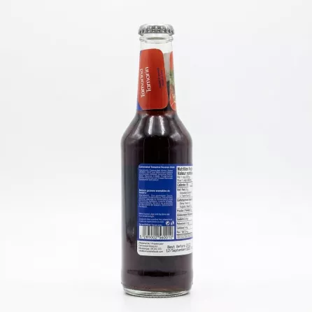 Kazouza Tamarind Sparkling Drink back label with ingredients and barcode