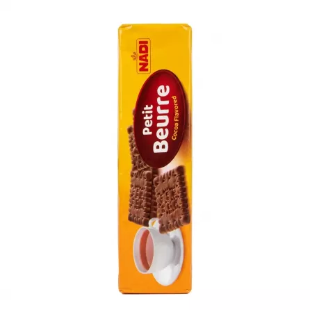 NABI Petit Beurre cocoa biscuits showing price sticker