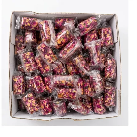 Individually wrapped Liban Vert Malban Araysseh Rose Extra sweets in a box