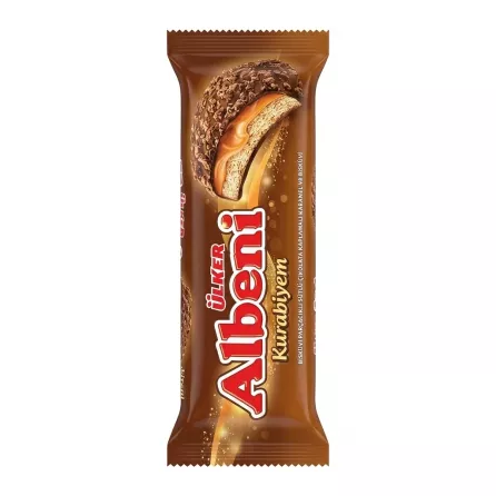 Ulker Albeni Kurabiyem Biscuits front packaging in hand