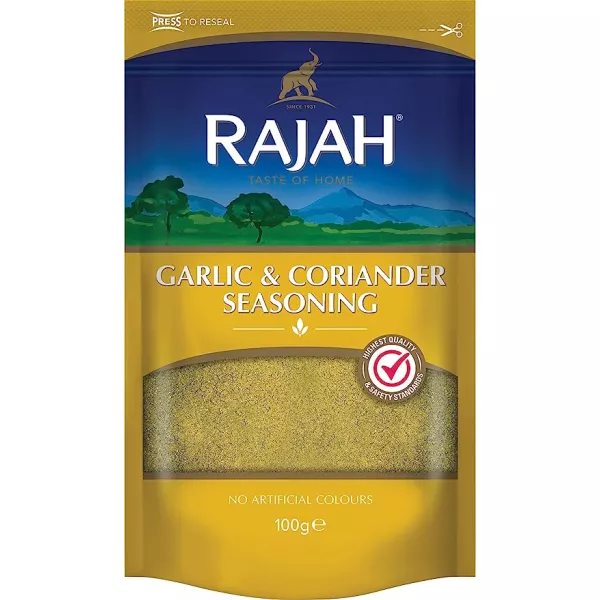 Rajah Garlic & Coriander 100g| halalo.co.uk