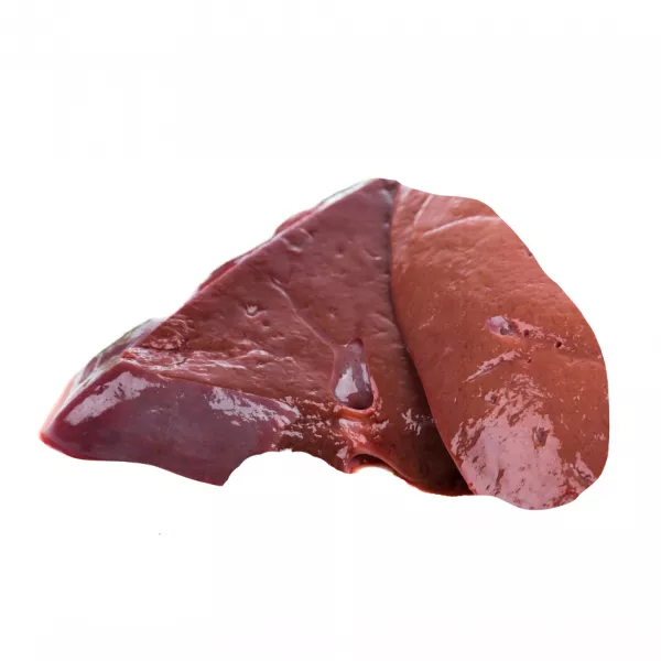 Fresh halal beef liver 500g - iron-rich offal for Middle Eastern and Turkish liver dishes