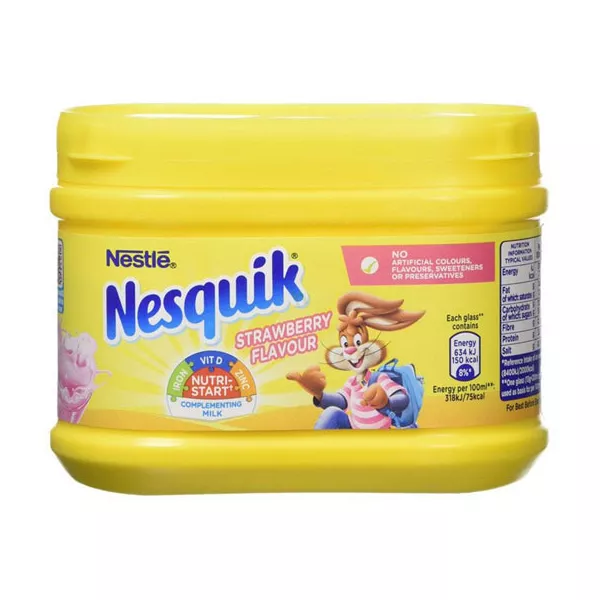 Nesquik Strawberry Flavour 300g | halalo.co.uk