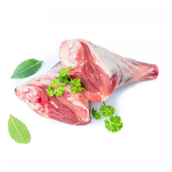 Fresh halal lamb shank 500g - premium cut for slow-cooked Middle Eastern and Persian stew dishes