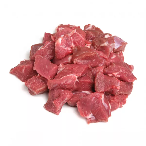 Fresh halal lamb boneless cubes 500g - premium diced lamb for curries, stews and kebabs