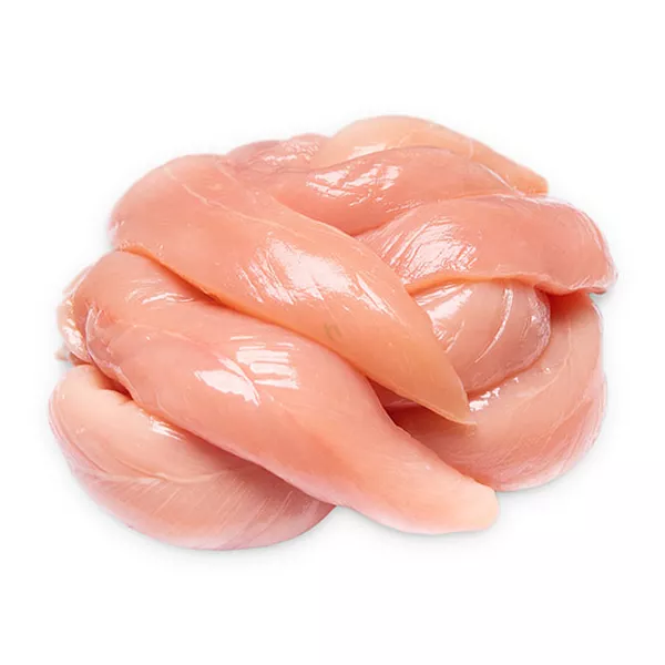 Fresh Halal Chicken Inner Fillet – lean, tender cuts ideal for stir-fries, grilling, or healthy meals. Shop now at halalo.co.uk.