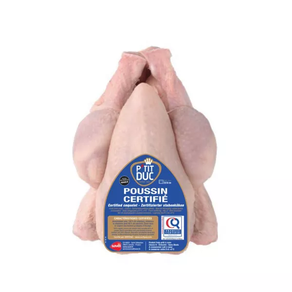 Poussin French Chicken – tender, young whole chicken ideal for roasting or grilling. Fresh and halal, available at halalo.co.uk.