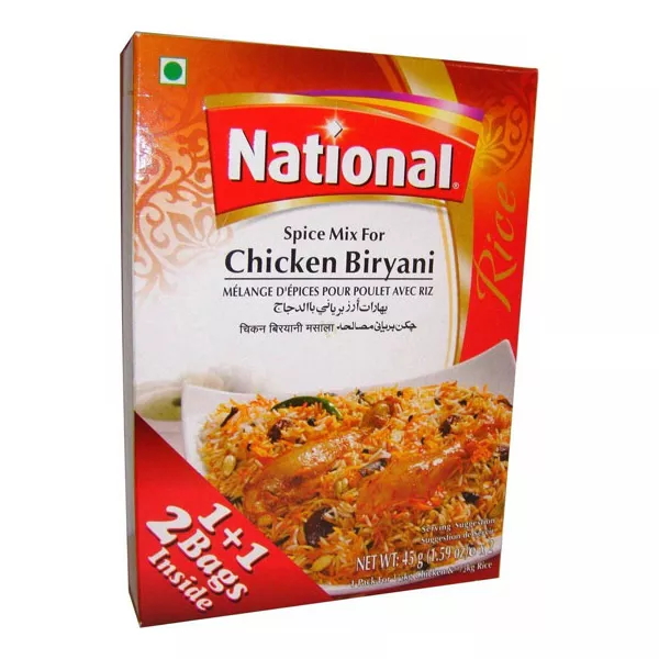 National Chicken Biryani 39g| halalo.co.uk