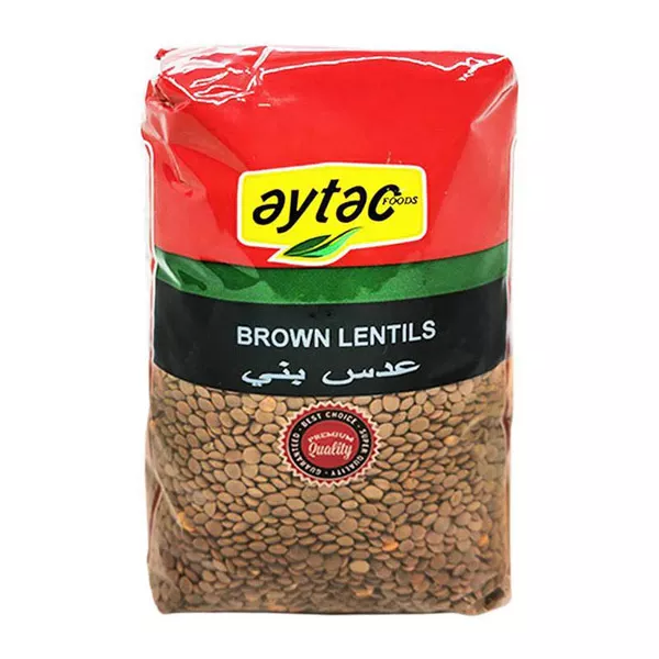 Aytac Brown Lentil 1kg pack – Halal-certified versatile brown lentils for soups and stews