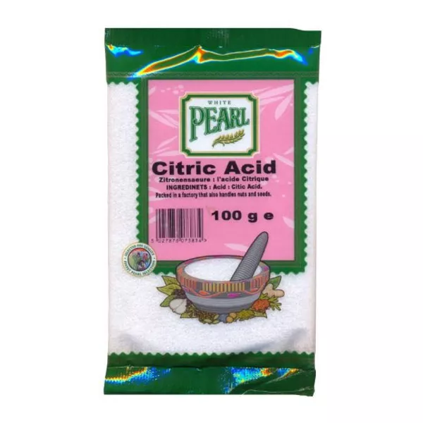White Pearl Citric Acid 100g | halalo.co.uk