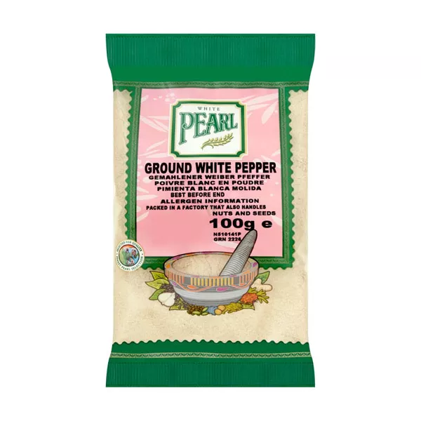 Ground White Pepper White Pearl 100g  | halalo.co.uk