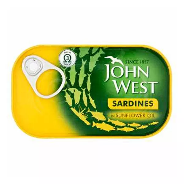 John West Sardines in Sunflower Oil John West 120g | halalo.co.uk