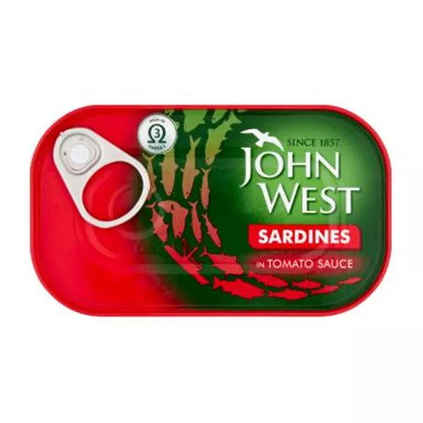 Sardines in Tomato Sauce John West 120g | halalo.co.uk