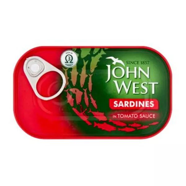 Sardines in Tomato Sauce John West 120g | halalo.co.uk