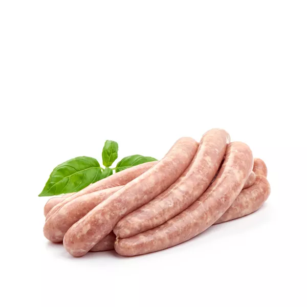 Fresh Halal Chicken Sausage Merguez – spicy and flavourful sausages perfect for grilling or pan-frying. Available online at halalo.co.uk.
