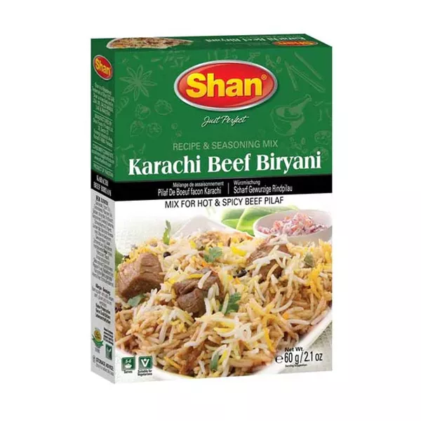 Shan Karachi Beef Biryani 60g| halalo.co.uk
