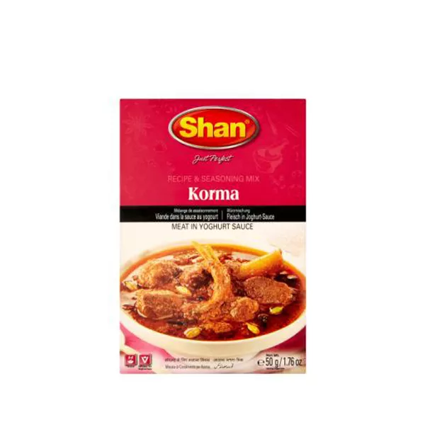 Shan Korma Meat | in Yoghurt Sauce Seasoning 50g | halalo.co.uk