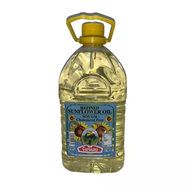 Garusana Refined Sunflower Oil 3L | halalo.co.uk