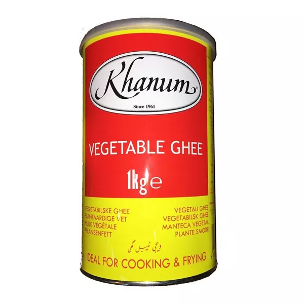 Khanum Vegetable Ghee 1kg | halalo.co.uk