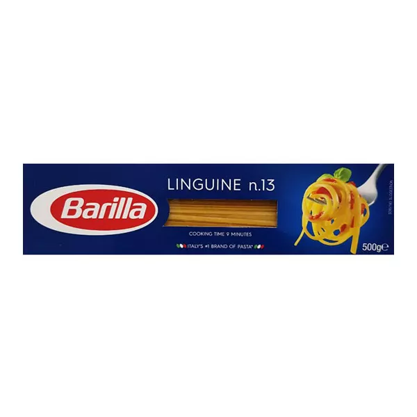 Barilla Linguine Pasta 500g – Authentic Italian pasta for delicious family meals with rich sauces.