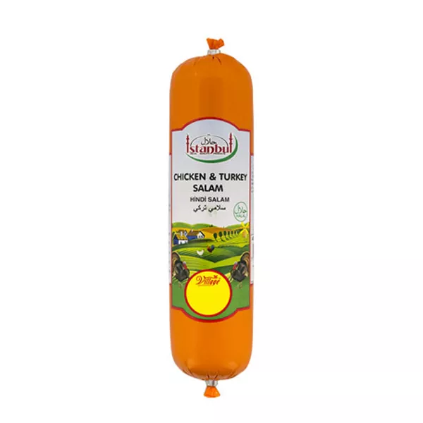 Istanbul Chicken Turkey Salami Halal Deli Meat UK