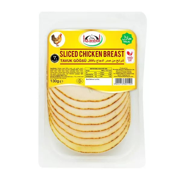 Istanbul Sliced Chicken Breast Halal Deli Meat UK