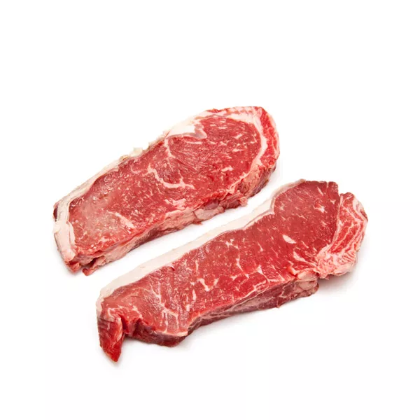 Fresh halal beef sirloin steak 500g - premium well-marbled cut for grilling and Middle Eastern dishes