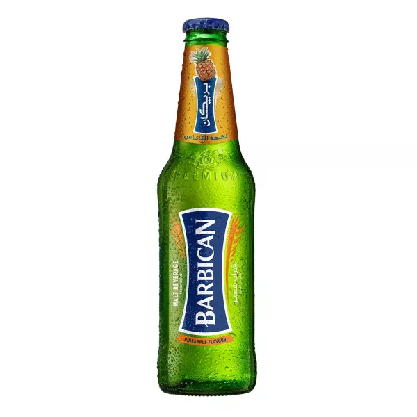 Barbican Pineapple Non-Alcoholic Halal Malt Beverage UK