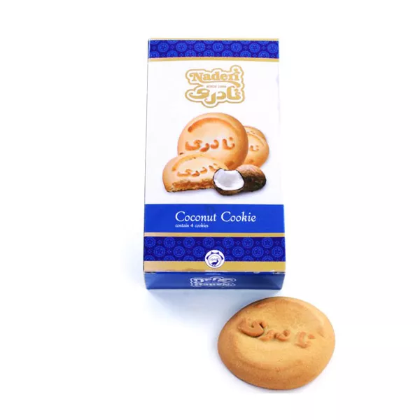 Naderi coconut cookies 4pcs - traditional Persian halal biscuits with coconut flavour