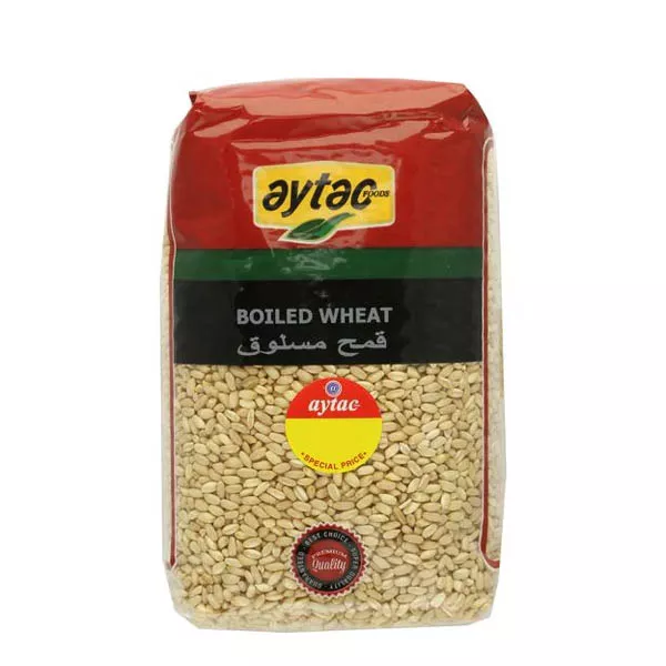 Aytac Boiled Wheat 1kg pack – Halal-certified pre-cooked wheat berries for desserts and salads