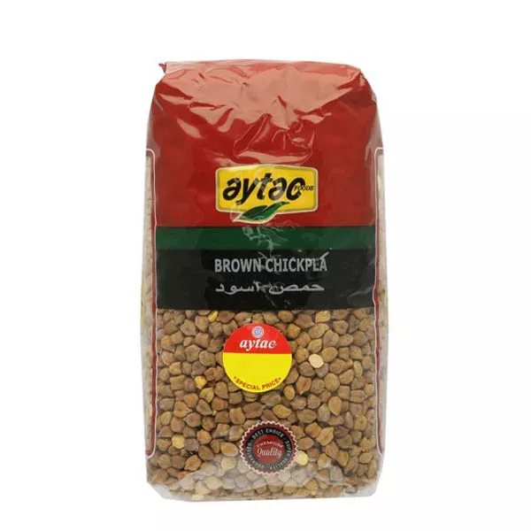 Aytac Brown Chickpeas 1kg pack – Halal-certified whole brown chickpeas for curries and stews