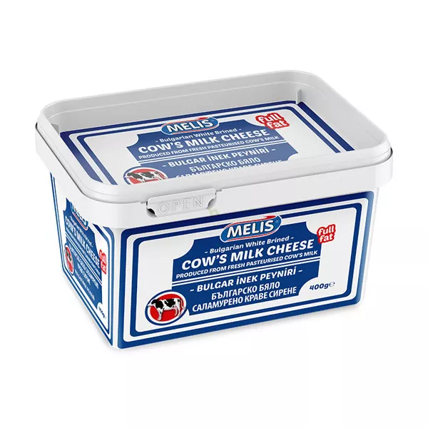 Melis Bulgarian Cow's Milk Cheese offers a creamy, rich flavor perfect for any dish. Enjoy this premium cheese today. Available at halalo.co.uk and Halalo.
