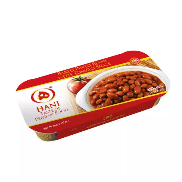 Hani Baked Pinto Beans With Tomato Sauce 460g | halalo.co.uk