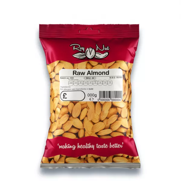 Roy Nut Raw Almond 180g | halalo.co.uk