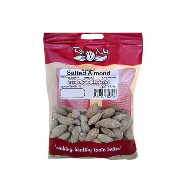 Roy Nut Roasted Salted Almond 180g | halalo.co.uk