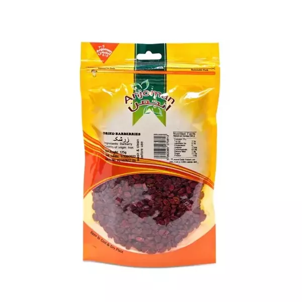 Anjoman Barberries: A delicious and tart spice that is popular in Iranian cuisine.