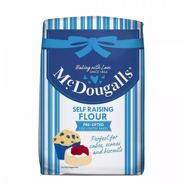 McDougalls Self Raising Flour 1.1kg – Halal-certified flour for easy cakes, scones & quick bakes